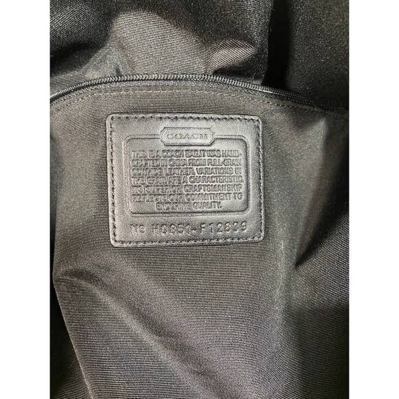 Patent Leather Shiny Coach Tote Bag - Picture 8 of 12